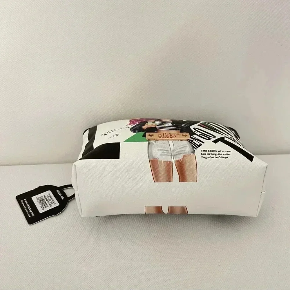 Nikky By Nicole Lee Cosmetic Pouch Bag College Girl